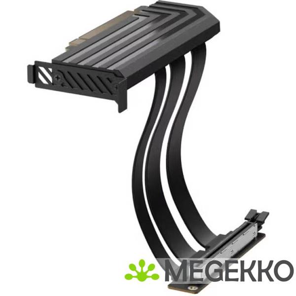 Grote foto hyte pcie 5.0 hyper riser pitch black computers en software netwerkkaarten routers en switches