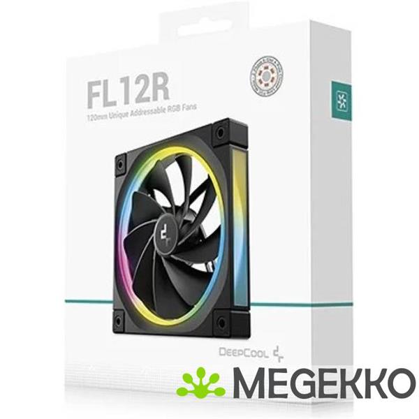 Grote foto deepcool fl12r computer behuizing ventilator 12 cm zwart 1 stuk s computers en software overige computers en software