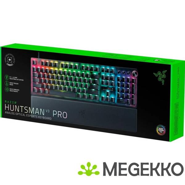 Grote foto razer huntsman v3 pro zwart razer linear optical computers en software toetsenborden
