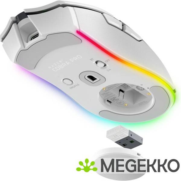 Grote foto razer cobra pro witte gaming muis computers en software overige computers en software