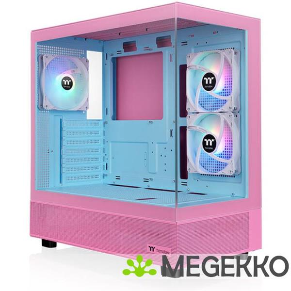 Grote foto thermaltake view 270 plus tg midi tower roze computers en software behuizingen en kasten