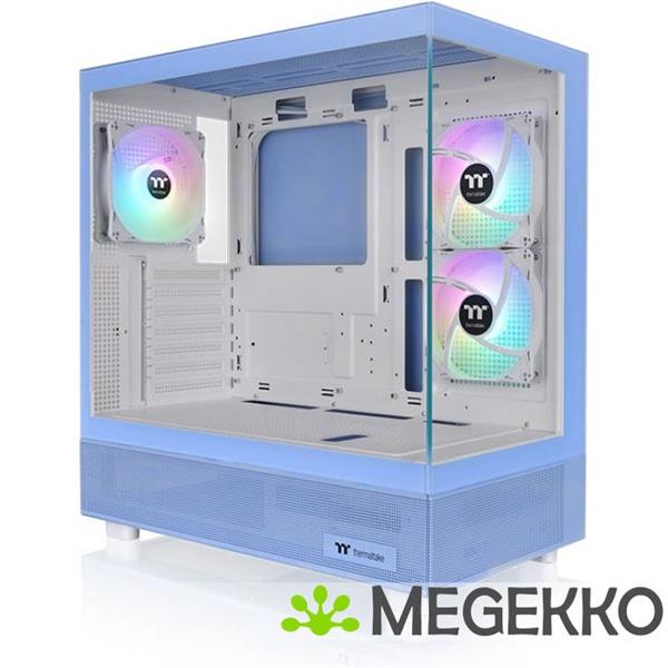 Grote foto thermaltake view 270 plus tg argb hydrangea blue midi tower computers en software behuizingen en kasten