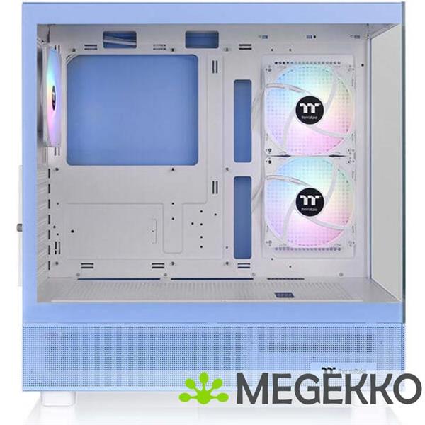Grote foto thermaltake view 270 plus tg argb hydrangea blue midi tower computers en software behuizingen en kasten