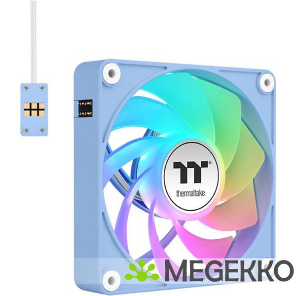 Grote foto thermaltake cl f198 pl12bu a koelsysteem voor computers computer behuizing ventilator 12 cm blauw 3 computers en software overige computers en software