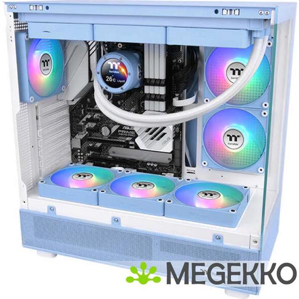 Grote foto thermaltake cl f198 pl12bu a koelsysteem voor computers computer behuizing ventilator 12 cm blauw 3 computers en software overige computers en software