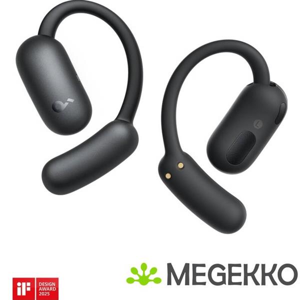 Grote foto anker soundcore aerofit 2 open ear draadloos zwart audio tv en foto koptelefoons