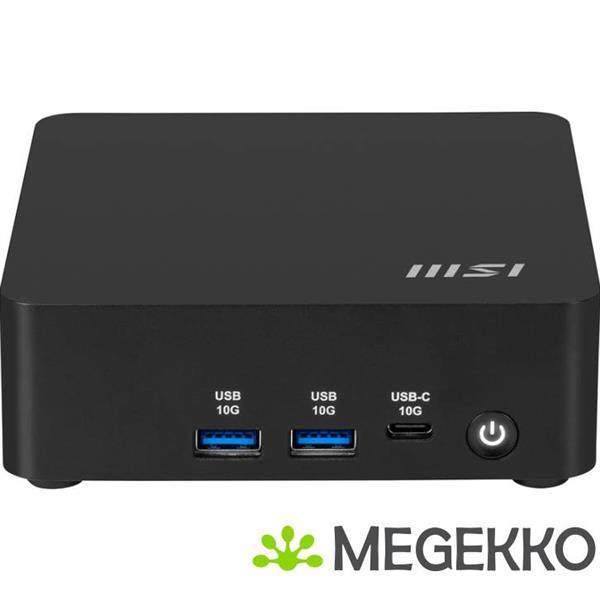Grote foto msi cubi nuc ai 1umg 019beu pc workstation barebone zwart 125h intel soc computers en software overige computers en software