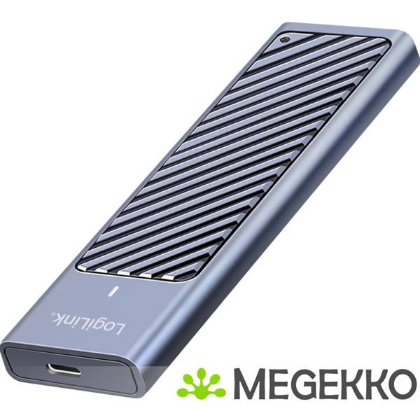 Grote foto logilink ua0435 behuizing voor opslagstations sdd behuizing grijs m.2 computers en software behuizingen en kasten