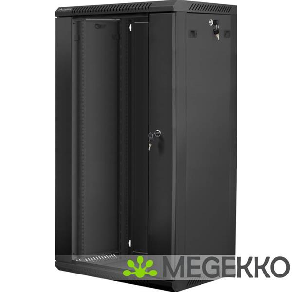 Grote foto lanberg wf01 6422 10b rack 22u wandrek zwart computers en software behuizingen en kasten
