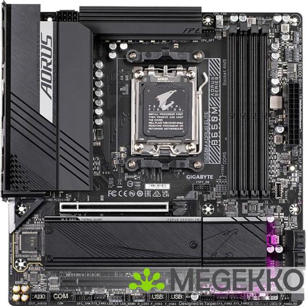 Grote foto gigabyte b650m aorus elite computers en software moederborden
