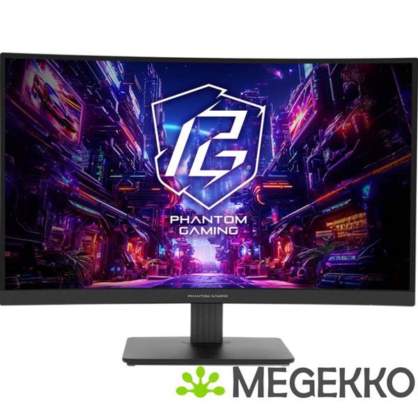 Grote foto asrock phantom gaming pg27qrt1b 27 quad hd 180hz va gaming monitor computers en software overige computers en software