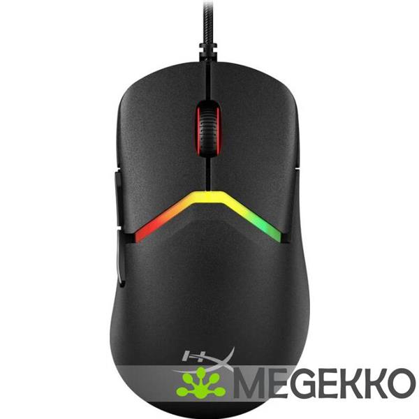Grote foto hyperx pulsefire saga gaming muis zwart computers en software overige computers en software
