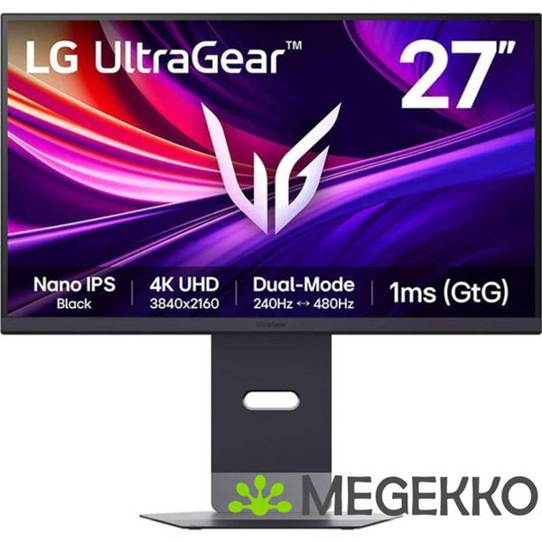 Grote foto lg ultragear 27g850a 27 4k ultra hd nano ips black gaming monitor computers en software overige computers en software