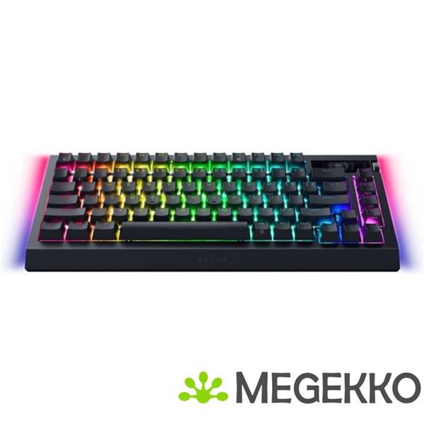 Grote foto razer blackwidow v4 pro 75 draadloos zwart razer orange computers en software toetsenborden