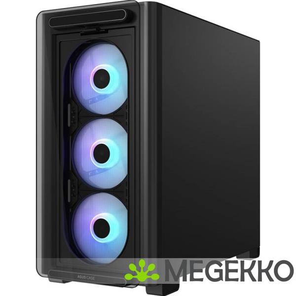 Grote foto asus a23 plus tg argb zwart computers en software behuizingen en kasten