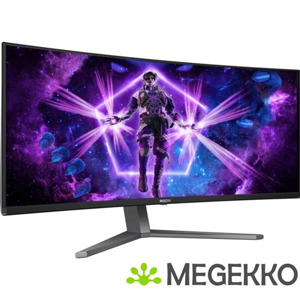 Grote foto aoc agon pro ag346ucd 34 wide quad hd 175hz oled curved gaming monitor computers en software overige computers en software