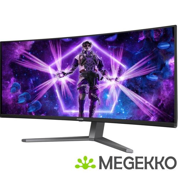 Grote foto aoc agon pro ag346ucd 34 wide quad hd 175hz oled curved gaming monitor computers en software overige computers en software