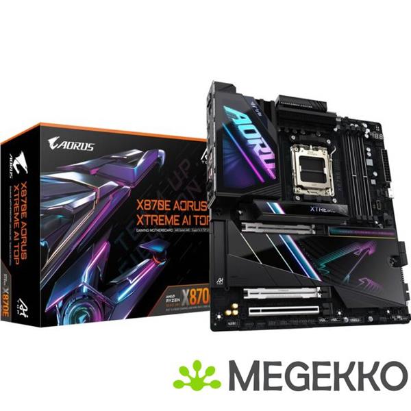 Grote foto gigabyte x870e aorus xtreme ai top computers en software moederborden