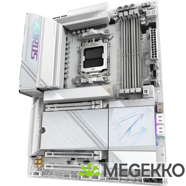 Grote foto gigabyte x870e aorus pro ice computers en software moederborden