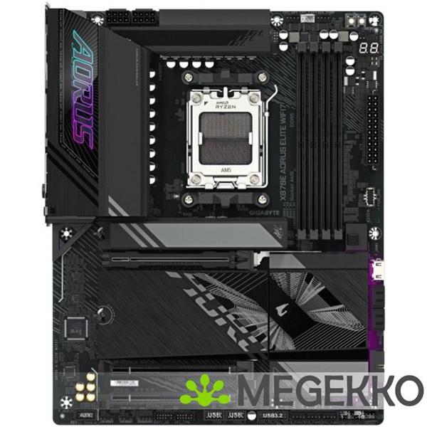 Grote foto gigabyte x870e aorus elite wifi7 computers en software moederborden