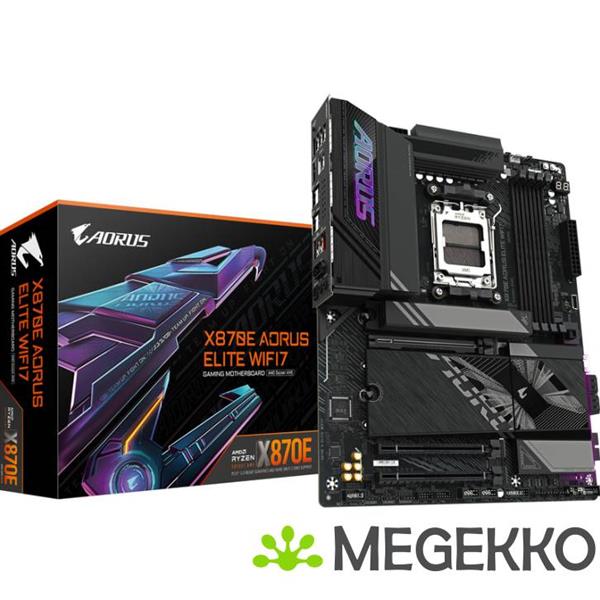 Grote foto gigabyte x870e aorus elite wifi7 computers en software moederborden