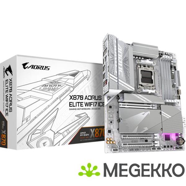 Grote foto gigabyte x870 aorus elite wf7 ice computers en software moederborden