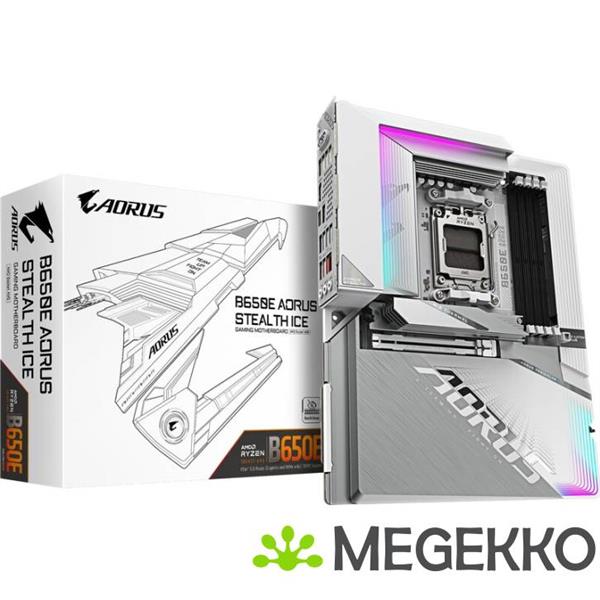 Grote foto gigabyte b650e aorus stealth ice computers en software moederborden