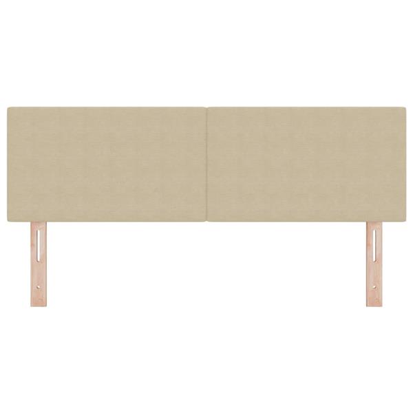 Grote foto vidaxl hoofdbord met hoofdeinde lichtgroen grijs 144 cm nep leer antiek en kunst stoelen en banken