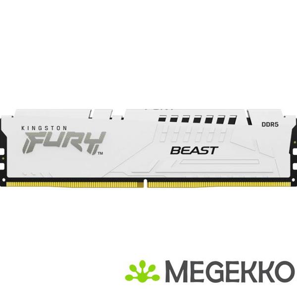 Grote foto kingston ddr5 fury beast 2x32gb 6000 white computers en software overige computers en software