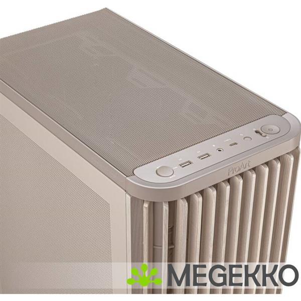 Grote foto asus proart pa401 wood mesh pwm beige computers en software behuizingen en kasten