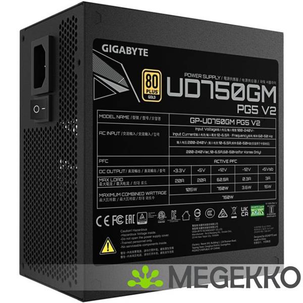 Grote foto gigabyte psu ud750gm pg5 v2 computers en software overige