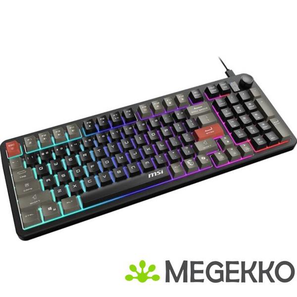 Grote foto msi forge gk110 toetsenbord gamen usb qwerty amerikaans engels zwart computers en software toetsenborden
