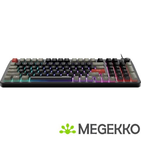 Grote foto msi forge gk110 toetsenbord gamen usb qwerty amerikaans engels zwart computers en software toetsenborden