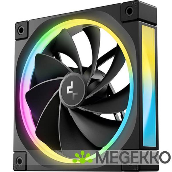 Grote foto deepcool fl12r 3 in 1 computer behuizing ventilator 12 cm zwart 3 stuk s computers en software overige computers en software