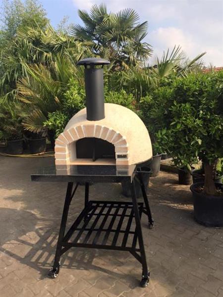 Grote foto allround pizzaoven houtgestookt amalfi real brick tuin en terras buitenkeukens