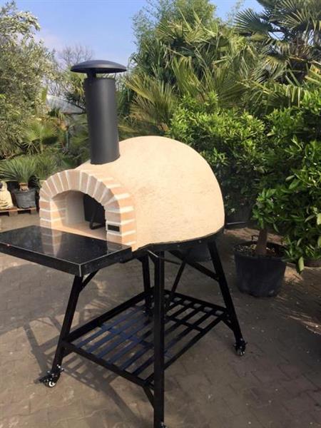 Grote foto allround pizzaoven houtgestookt amalfi real brick tuin en terras buitenkeukens