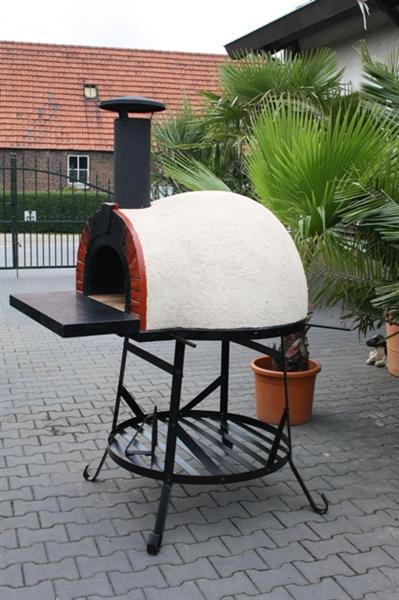 Grote foto compacte pizzaoven amalfi ad70 red brick tuin en terras tuingereedschap