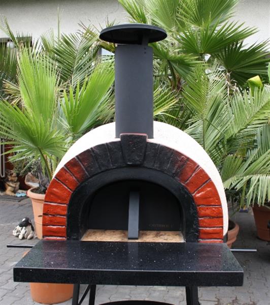 Grote foto compacte pizzaoven amalfi ad70 red brick tuin en terras tuingereedschap