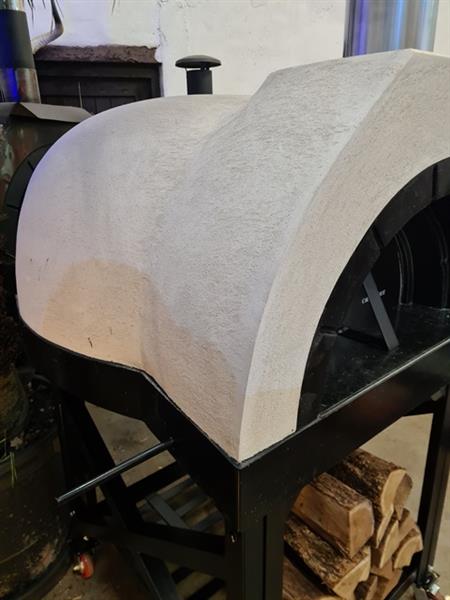 Grote foto de amalfi pizzaoven ad80 op steel base tuin en terras tuindecoratie