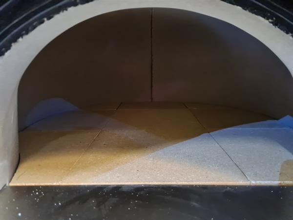 Grote foto de amalfi pizzaoven ad80 op steel base tuin en terras tuindecoratie