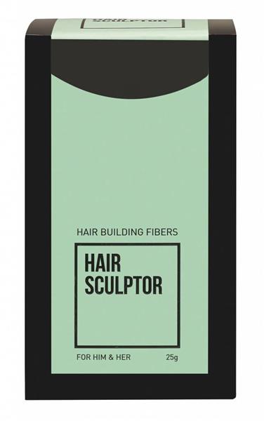 Grote foto hair sculptor zwart hair building fibers 25gr kleding dames sieraden