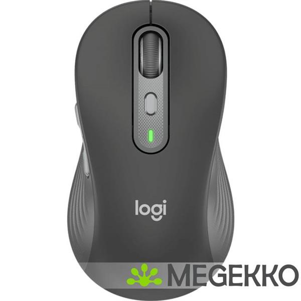 Grote foto logitech signature plus m750l rechtshandige muis grafiet computers en software overige computers en software