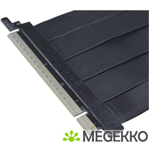 Grote foto lian li pcie 5.0 x16 riser cable 200mm black computers en software netwerkkaarten routers en switches