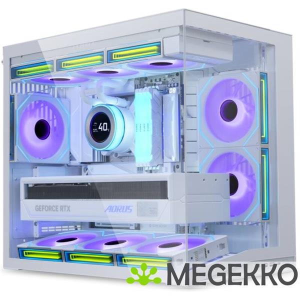 Grote foto lian li pc o11 dynamic mini v2 white computers en software behuizingen en kasten