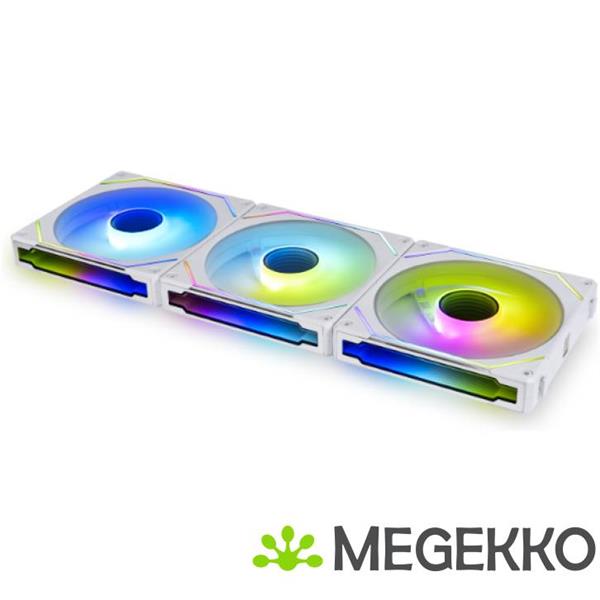 Grote foto lian li uni fan sl inf 120 wireless 3 pack white argb pwm computers en software overige computers en software