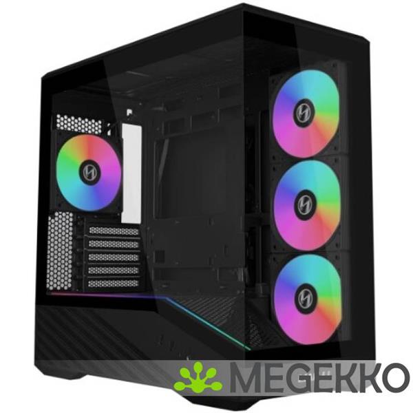 Grote foto lian li vector v100 mini black computers en software behuizingen en kasten