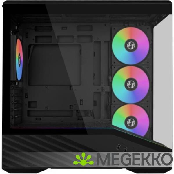 Grote foto lian li vector v100 mini black computers en software behuizingen en kasten