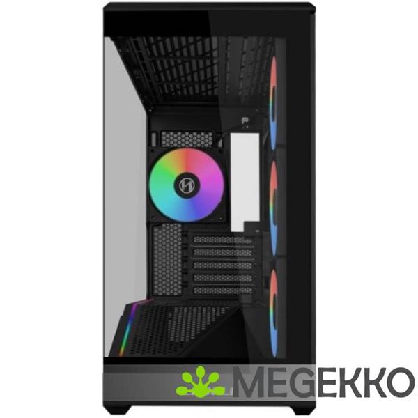 Grote foto lian li vector v100 mini black computers en software behuizingen en kasten