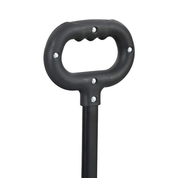 Grote foto vidaxl vouwbare handtrolley grijs 105 x 56.5 x 116 cm oxford stof doe het zelf en verbouw gereedschappen en machines