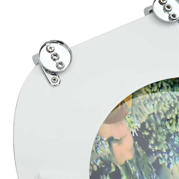 Grote foto vidaxl zachte sluit toiletbril diep zee blauw 44 x 38 cm mdf plaat doe het zelf en verbouw sanitair